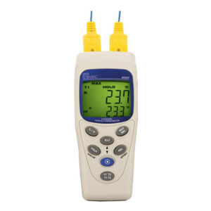 2 Channel Thermocouple Thermometer - Type K/J