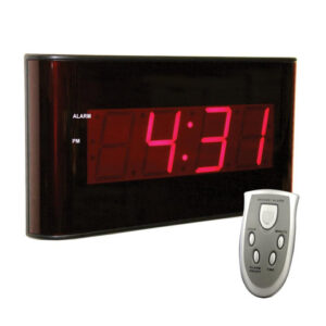 Wall Clock with Large LED Display