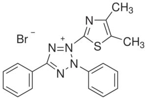 3-(4,5-Dimethylthiazolyl-2)-2,5-diphenyl tetrazolium bromide