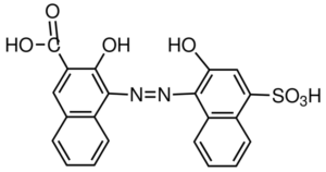 2-Hydroxy-1-(2-hydroxy-4-sulfo-1-naphthylazo)-3-naphthoic A
