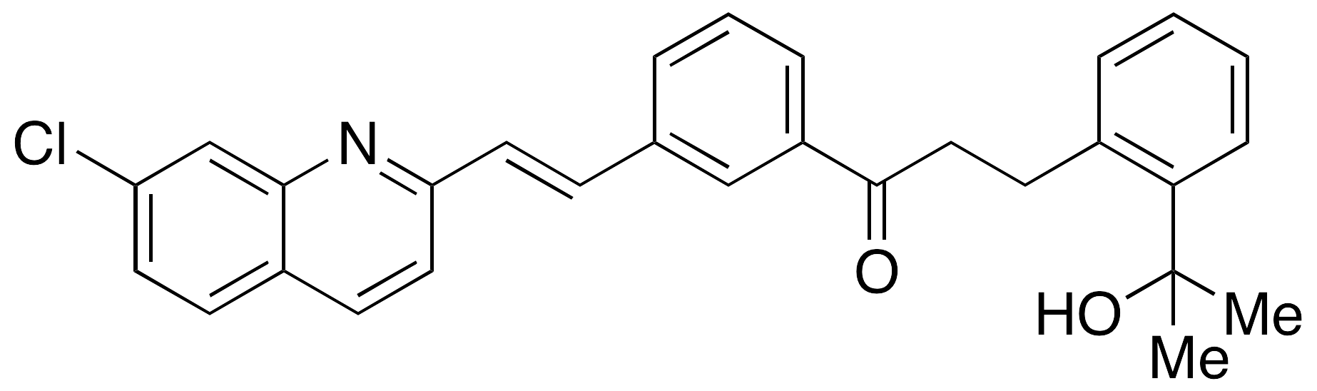 1-[3-[(1E)-2-(7-Chloro-2-quinolinyl)ethenyl]phenyl]-3-[2-(1-hydroxy-1-methylethyl)phenyl]-1-propanone