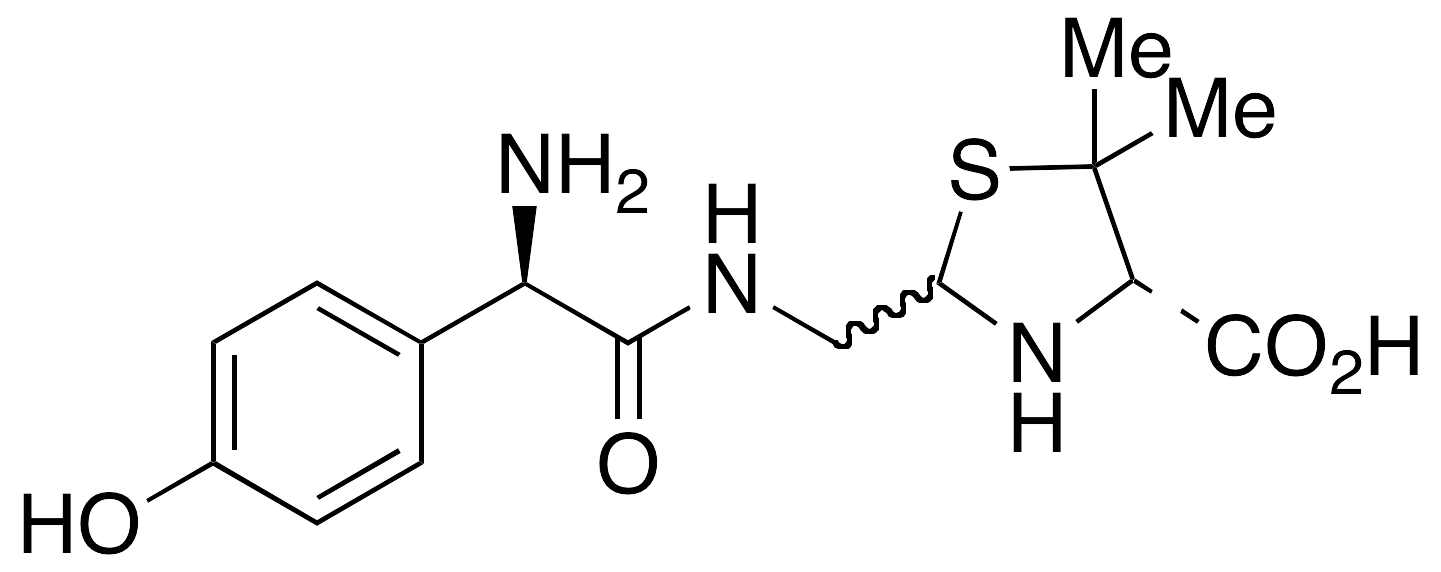 (4S)-2-[[[(2R)-2-Amino-2-(4-hydroxyphenyl)acetyl]amino]methyl]-5,5-dimethyl-4-thiazolidinecarboxylic Acid (Mixture of Diastereomers)