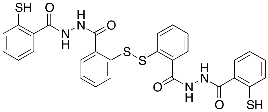 Bis[2-(2-mercaptobenzoyl)hydrazide] 2,2'-Dithiobis-benzoic Acid