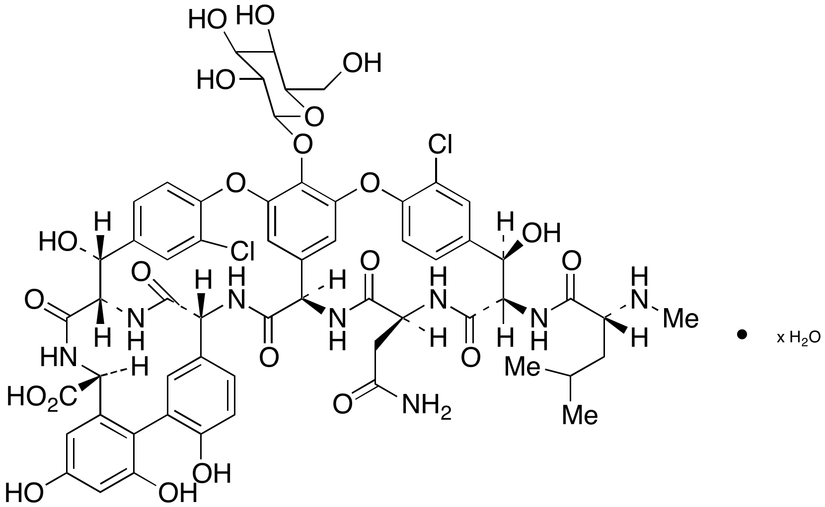 Desvancosaminyl Vancomycin Hydrate (>90%)