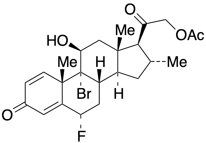 (6Alpha,11Beta,16Alpha)-21-(Acetyloxy)-9-bromo-6-fluoro-11-hydroxy-16-methyl-pregna-1,4-diene-3,20-dione