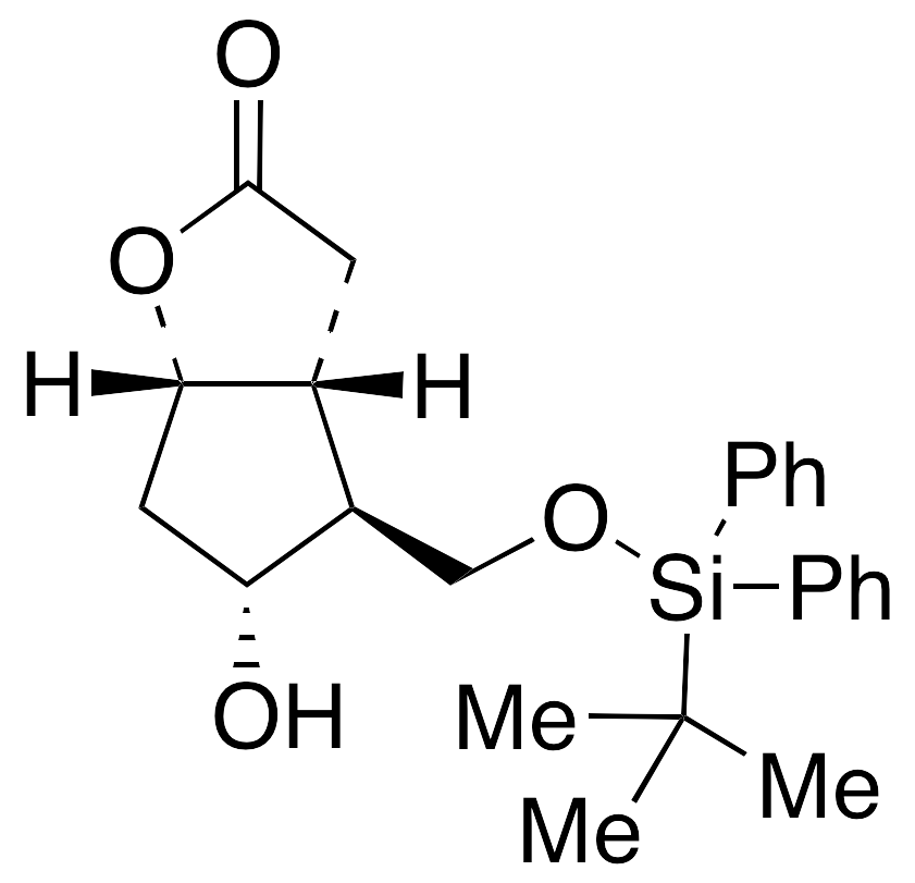 (3aR,4S,5R,6aS)-4-(tert-Butyldiphenylsilyloxy)methyl-5-hydroxy-hexahydro-2H-cyclopenta[b]furan-2-one