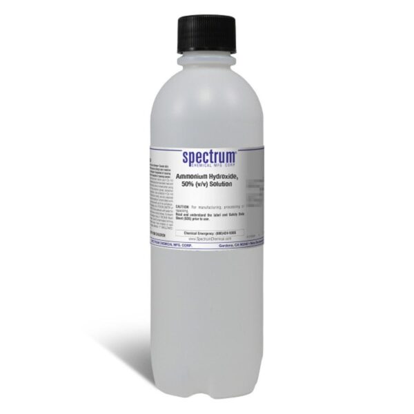 Ammonium Hydroxide, 50 Percent (v/v) Solution