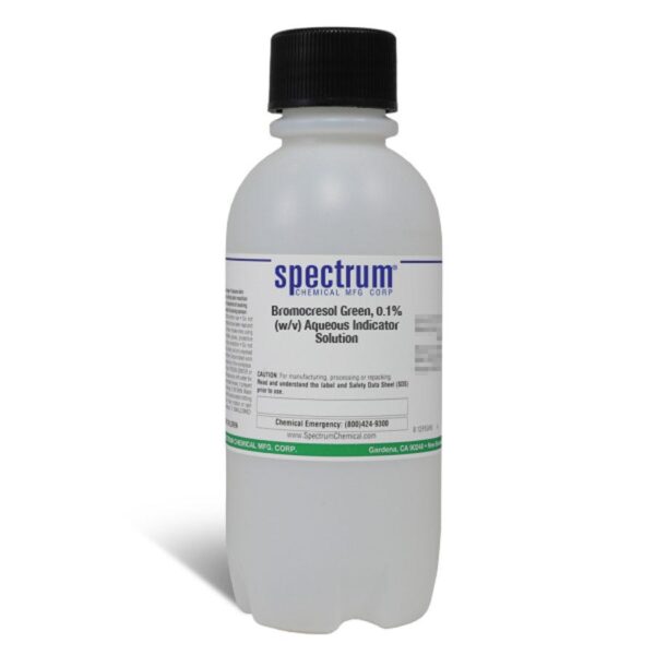 Bromocresol Green, 0.1 Percent (w/v) Aqueous Indicator Solution