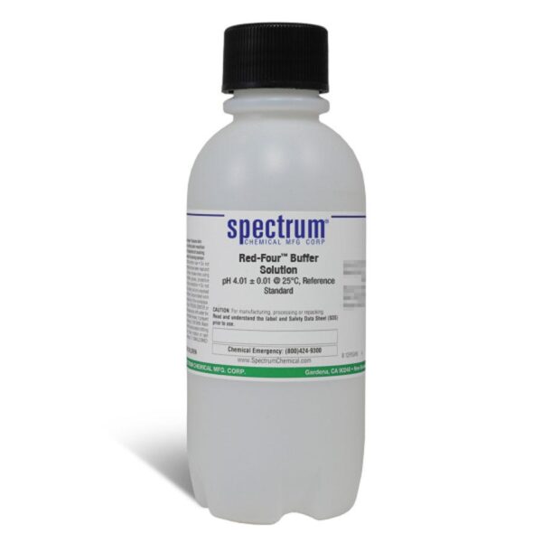 Red-Four (TM) Buffer Solution, pH 4.01 +/- 0.01 @ 25 DEG C, Color-coded RED, Reference Standard