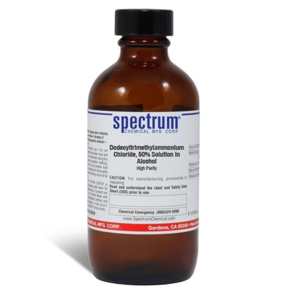 Dodecyltrimethylammonium Chloride, 50 Percent Solution in Alcohol, High Purity