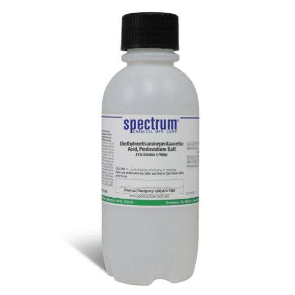 Diethylenetriaminepentaacetic Acid, Pentasodium Salt, 41 Percent Solution in Water