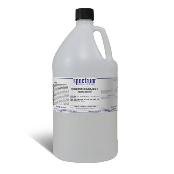 Hydrochloric Acid, 0.5 N, Aqueous Solution