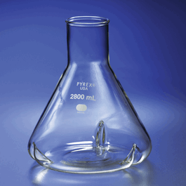 PYREX 2800 mL Fernbach-Style Culture Flask