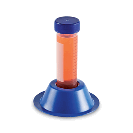 Blue Polystyrene Friction-Fit One-Well Tube Racks