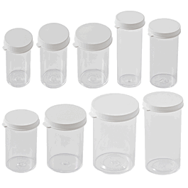 Dynalon(R) 17 mL (5 dram) Polystyrene Snap Cap Containers