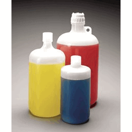 Thermo Scientific Nalgene 2 L (0.5 gal.) LDPE Large Narrow Mouth Bottle, 38 - 430 Closure