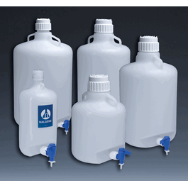 Thermo Scientific Nalgene 10 L (2.5 gal.) LDPE Carboy w/Spigot, 83B
