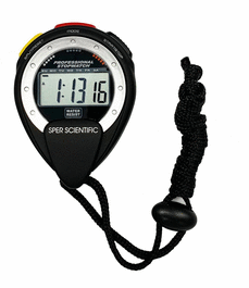 Sper Scientific Large Display Water Resistant Stopwatch Only