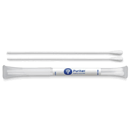 Puritan Dry Transport Tube Sterile Swabs, Polyester Tip, Polystyrene Handle; 2 Per Tube
