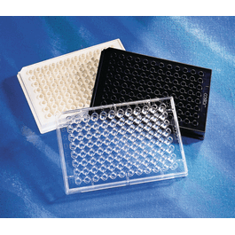 Clear 96-Well Half Area Flat Bottom High bind Plate NS w/oLid