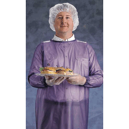 Vinyl Coat Aprons, Size: MED; 6 mil, plain edge
