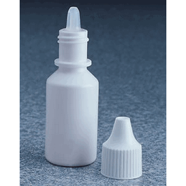Thermo Scientific Nalgene 15 mL Lab-Pack Dropper Bottle, LDPE, White with White Closure