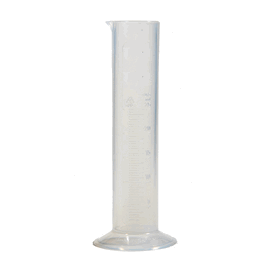 Thermo Scientific Nalgene 100 mL Fluorocarbon (PFA) Resin Plastic Graduated Cylinder