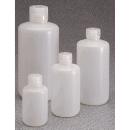 Thermo Scientific Nalgene 1000 mL (32 oz) Low Particulate Narrow Mouth HDPE Bottles