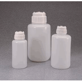 Thermo Scientific Nalgene 2 L (64 oz.) HDPE Heavy-Duty Bottle w/53B Closure