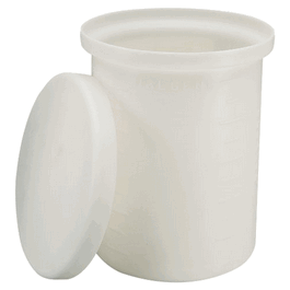 Thermo Scientific Nalgene 38 L (10 gal.) PP Cylindrical Tank with Cover