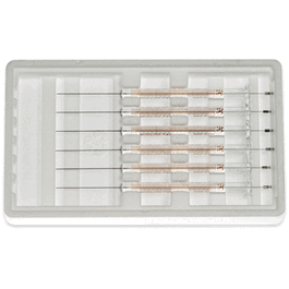 5 uL, Model 75 N Agilent SYR, 6 Pack, Cemented NDL, 23s ga, 1.71 in, point style AS
