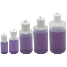 Dynalon 30 mL (1 oz) LDPE Natural Dispensing Bottles, Dropping Cap