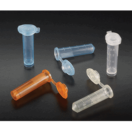 2.0 ml Graduate Microcentrifuge Tube with Locking Clasp, Natural, Conical Bottom