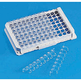Thermo Scientific Nunc Module Plate Nunc-Immuno LockWell MaxiSorp C8x12 w/ABS Frm NS PS Cert, 350 ul Well
