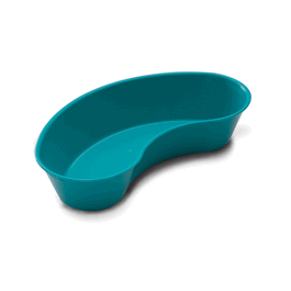 24 oz Polypropylene Emesis Basin, Blue, 10 x 4-1/4 x 2 in. (25.4 x 10.8 x 5.1 cm)