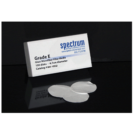 Spectrum Grade E Microfiber Filters, 4.7 cm diameter