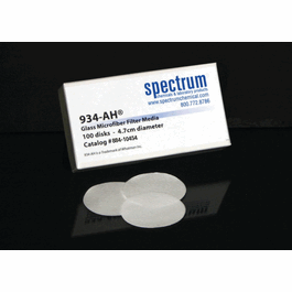Spectrum Grade 934-AH Glass Microfiber Filters, 11.0 cm diameter