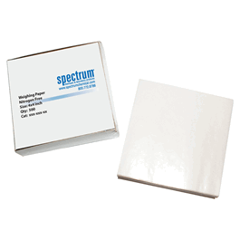 Spectrum Weighing Paper, Nitrogen-free, 3 x 3 in. squares