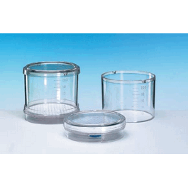 Monitor, 0.2um, white/black grid, 56mm, 100ml 50/pk