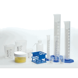 Thermo Scientific Nalgene Labware Value Pack- assortment of jars, bottles, cylinders and beakers, 20 items per pack