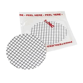 GVS MicronSep Nitrocellulose Membrane, MCE, White Disks with Black Grid, 25 mm, 8.0 um