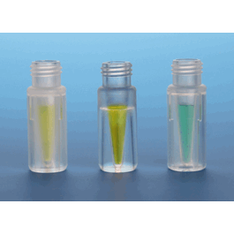 100 uL TPX Large Opening, Limited Volume, R.A.M. Vial, 12 x 32 mm, 9 mm Thread