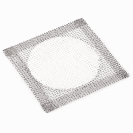 Wire Gauze with Ceramic Centers and Turned Edges, 4 x 4 in.