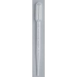 4.8 mL Graduated Transfer Pipets, 2 mL Bulb (Blood Bank), 15.2 cm, Non-Sterile, Polyethylene, Bulk