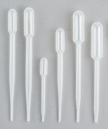 White Box Transfer Pipet, 0.6 mL, 0.3 mL bulb draw, Non-Sterile, Bulk 500/pk