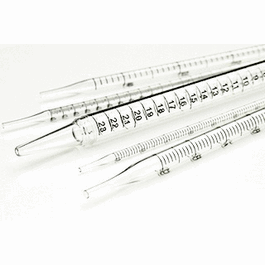 SCILOGEX Serological Pipettes, 10 mL Short Wide Tip Individually Wrapped Packed in Bags, Sterile 50/bag