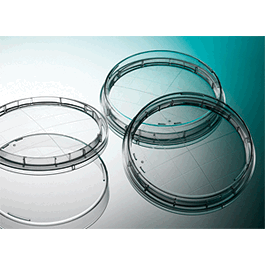 Corning Gosselin Round Polystyrene Contact Petri Plate with 3 vents, 65 x 14.5 mm, Sterile