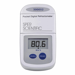 Pocket Digital Refractometer 0 to 65 Percent Brix