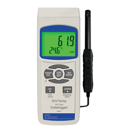 RH/Temperature SD Card Datalogger with NIST Certificate of Compliance
