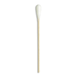 3 in. Large Cotton Swab with Wooden Handle, Non-sterile